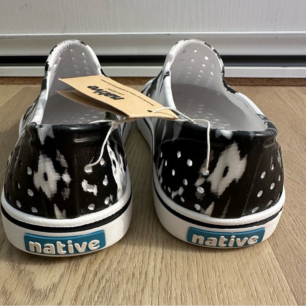 NWT Kids Sz J3 Native Jefferson Print - Shell White / Grey Tie Dye - Picture 3 of 9